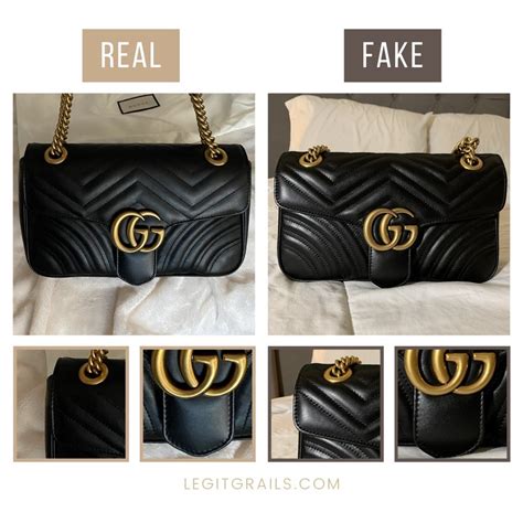 gucci marmont belt bag fake vs real|gucci marmont small shoulder bag.